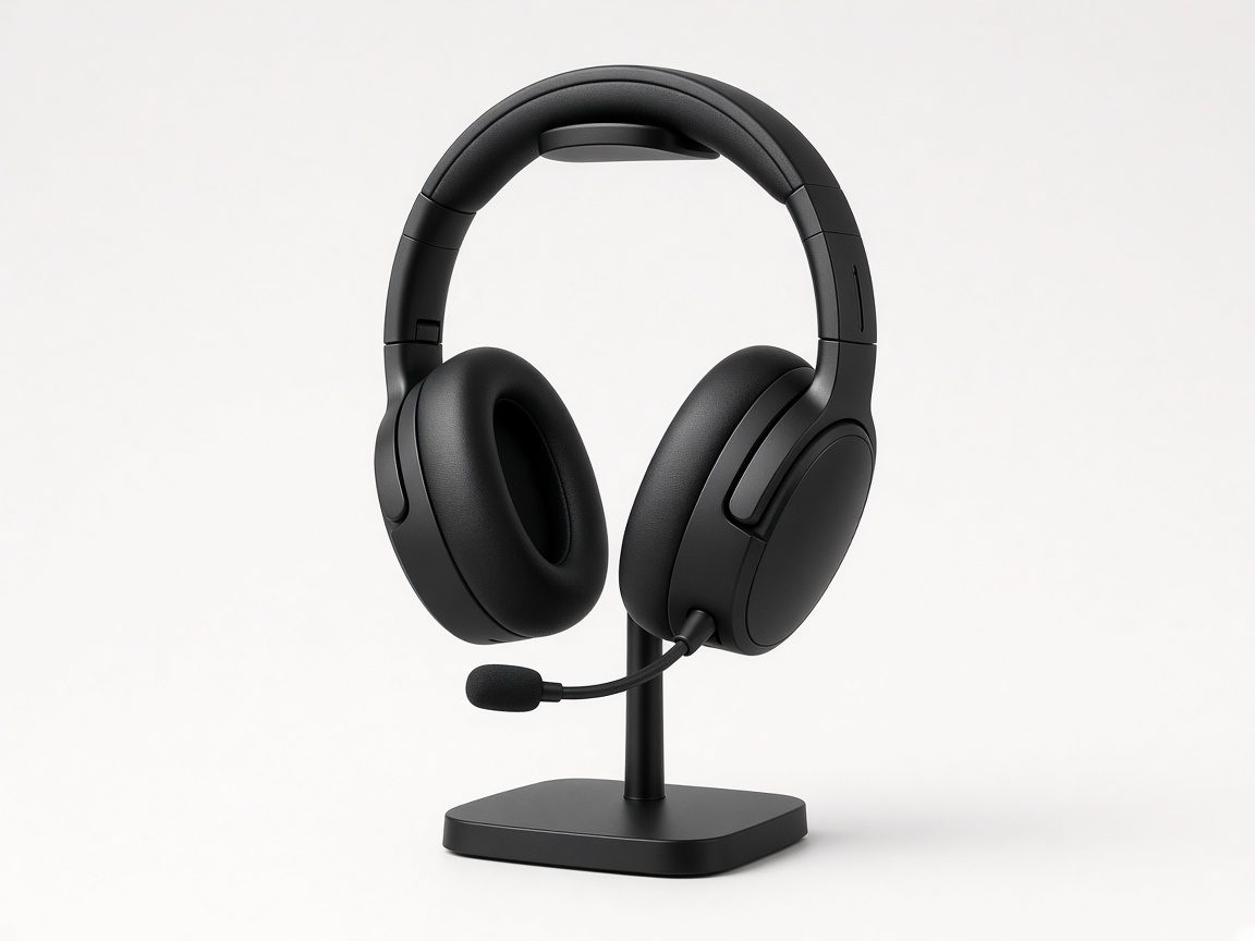 Support de casque noir