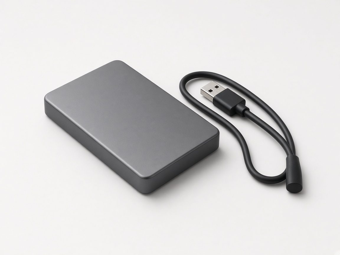 Disque externe compact gris